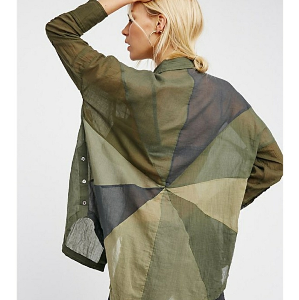 FP Pinwheel Button Down